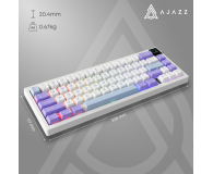 Ajazz AK650 Dream Weaver Switch Purple White Blue RGB z ekanem - 1536354 - zdjęcie 16